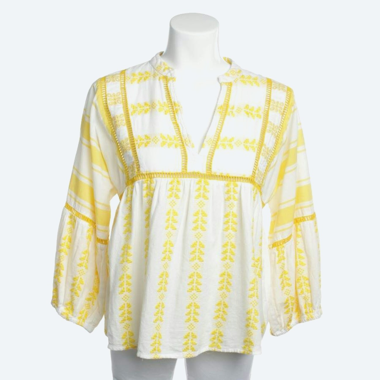 Image 1 of Shirt Blouse 36 Yellow in color Yellow | Vite EnVogue