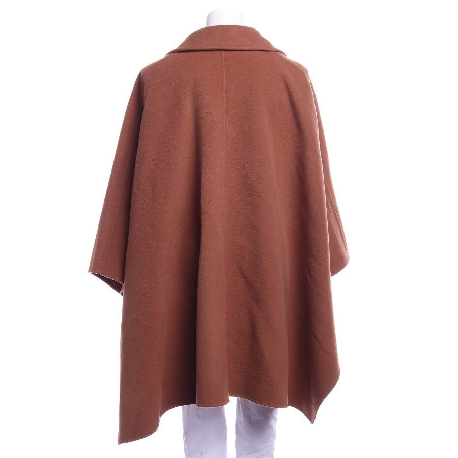 Image 2 of Poncho One Size Light Brown in color Brown | Vite EnVogue