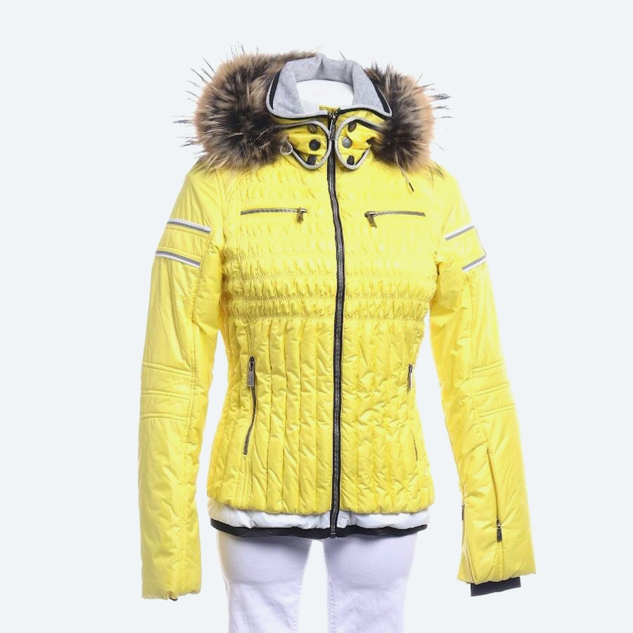 Image 1 of Winter Jacket 36 Yellow in color Yellow | Vite EnVogue