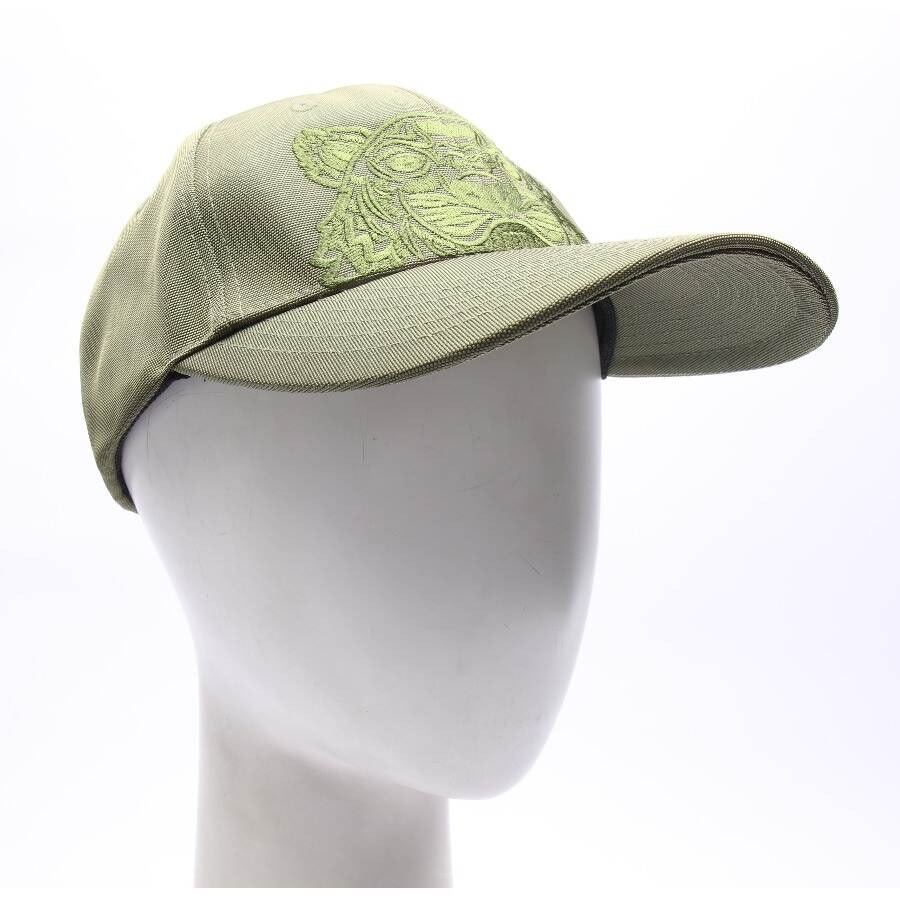 Image 1 of Peaked Cap Olive Green in color Green | Vite EnVogue