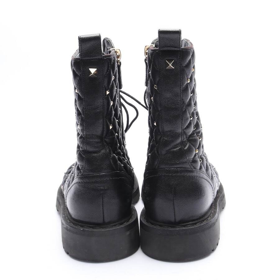 Image 3 of Rockstud Ankle Boots EUR 39 Black in color Black | Vite EnVogue