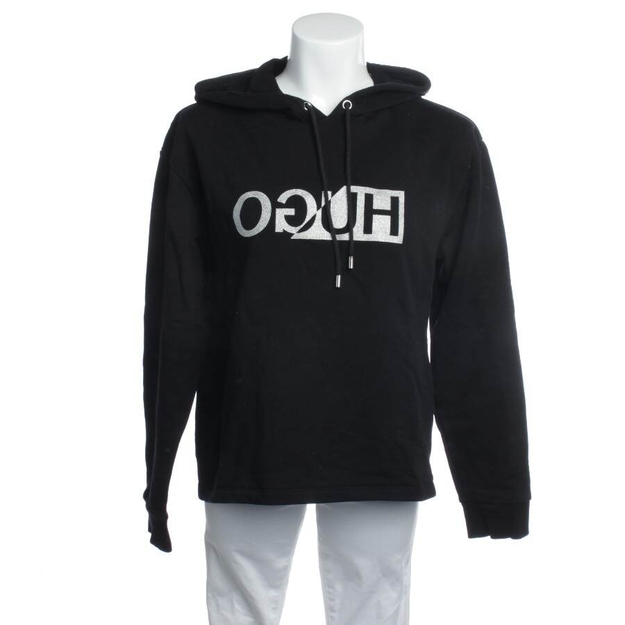 Image 1 of Hooded Sweatshirt M Black in color Black | Vite EnVogue