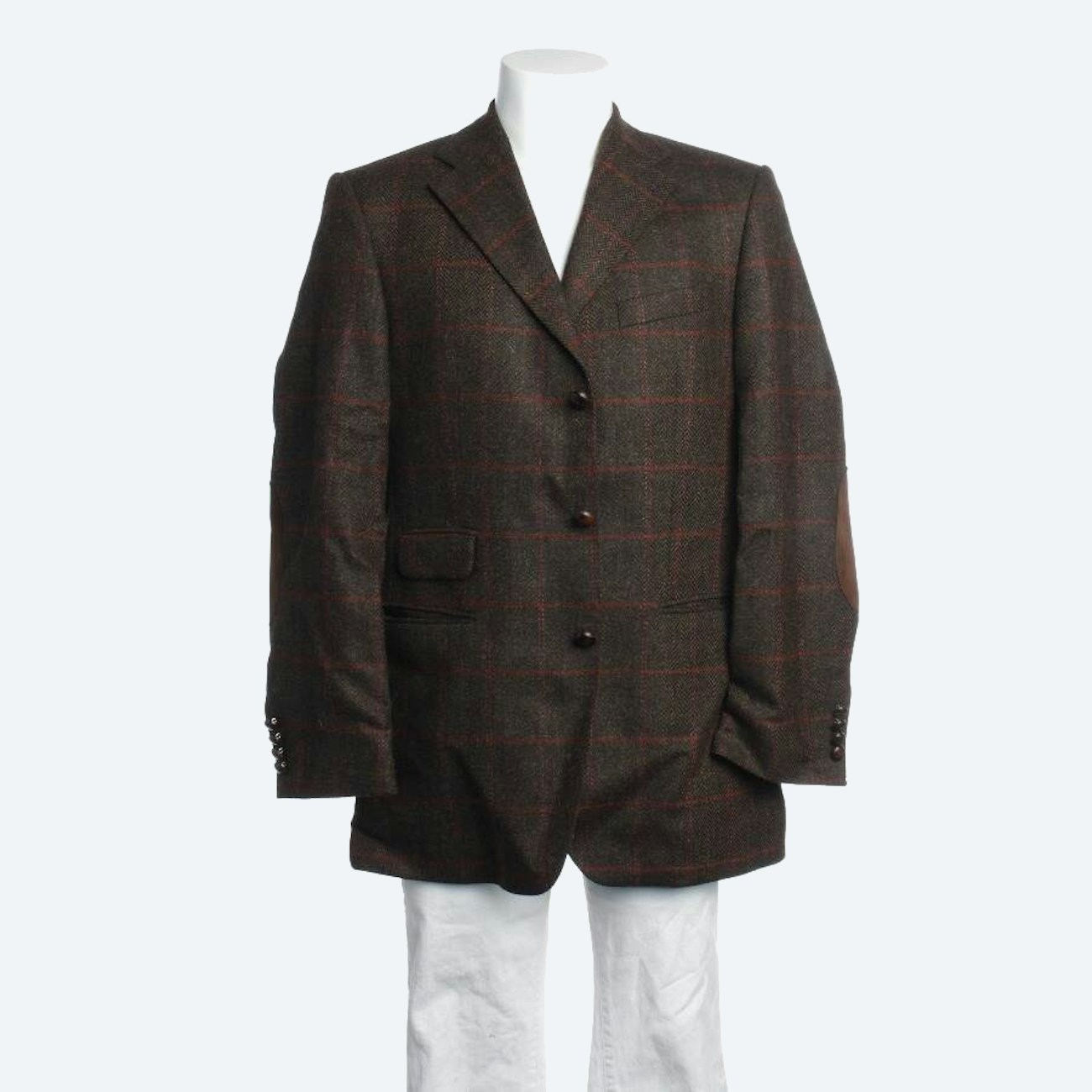 Image 1 of Wool Blazer 50 Brown in color Brown | Vite EnVogue