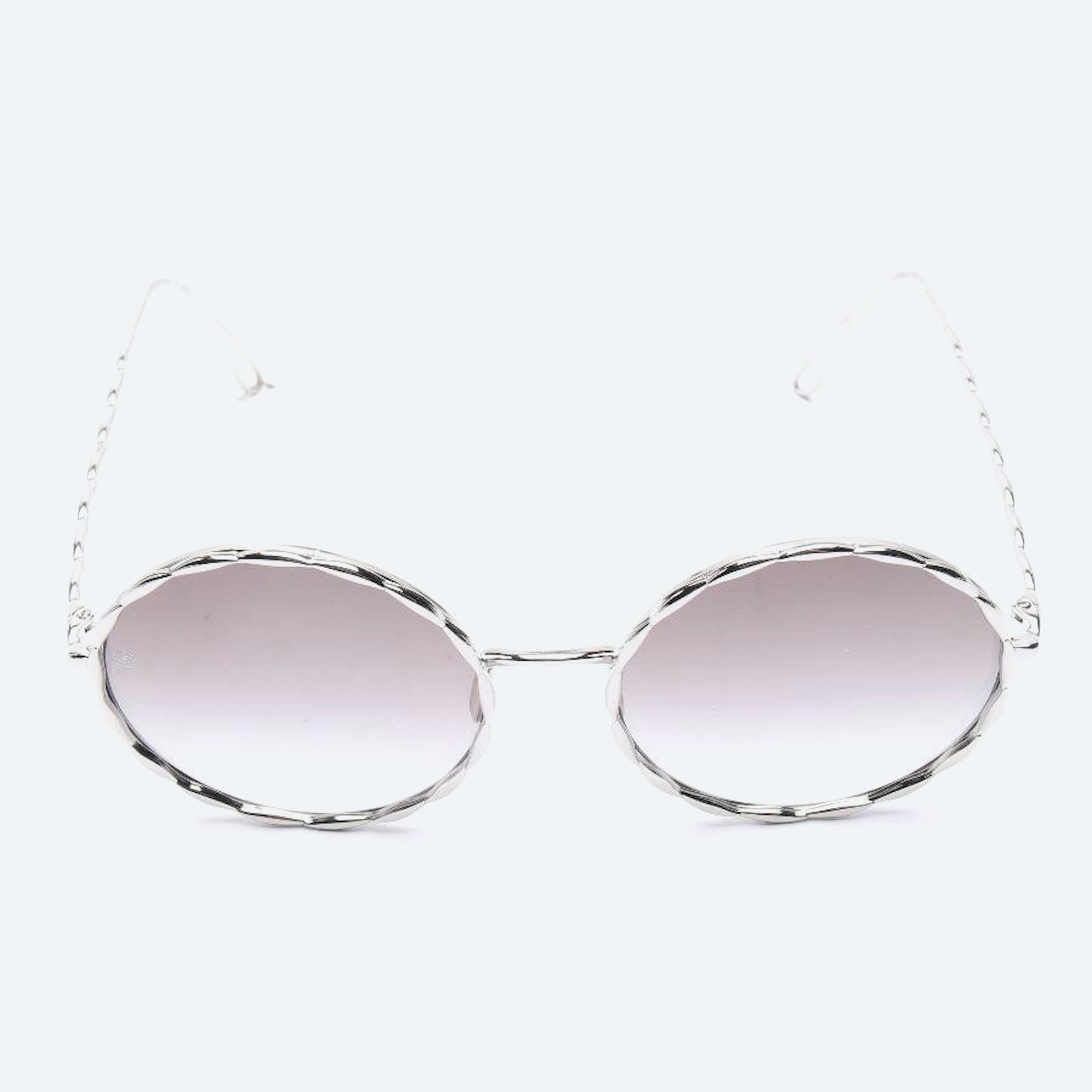 Image 1 of ES004 Sunglasses Silver in color Metallic | Vite EnVogue