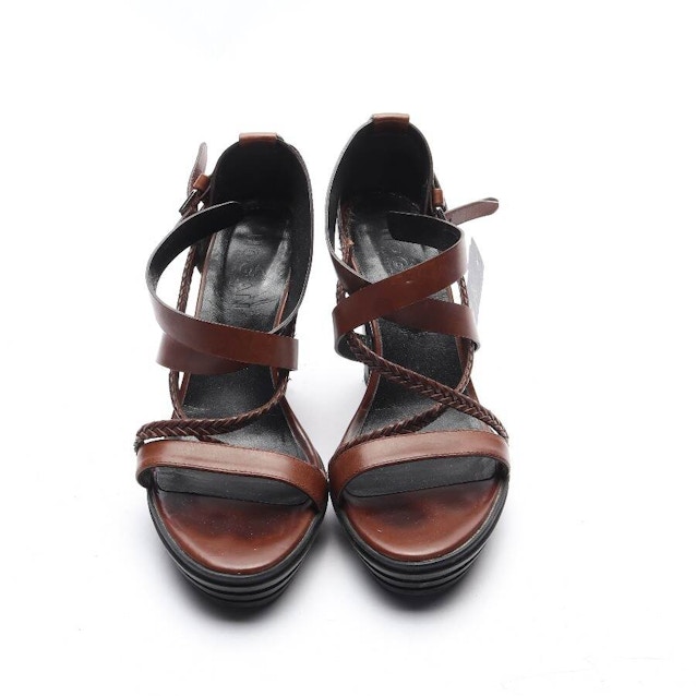 Heeled Sandals EUR 37 Dark Brown | Vite EnVogue