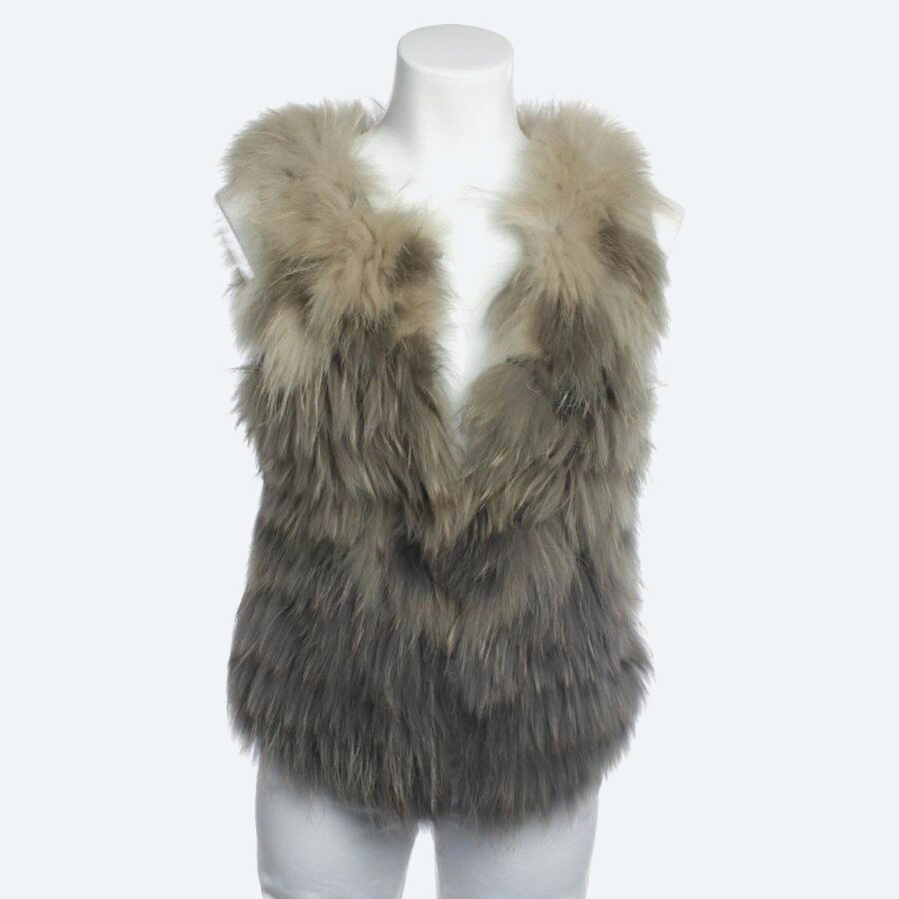 Image 1 of Fur Vest 36 Multicolored in color Multicolored | Vite EnVogue