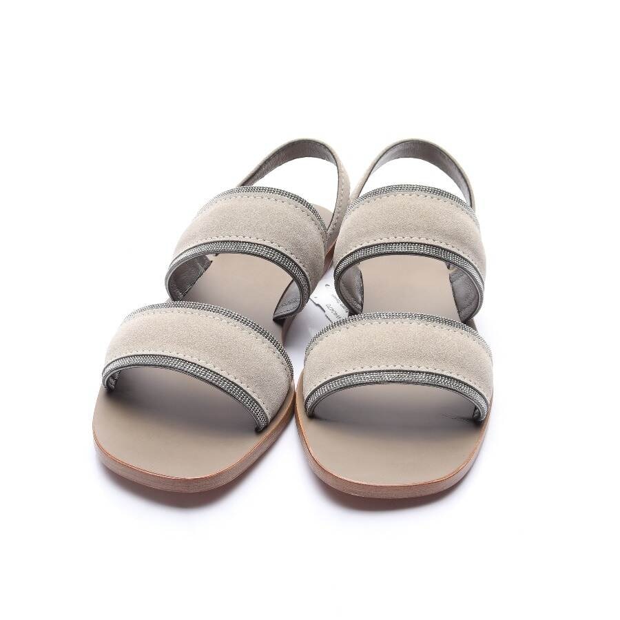 Image 2 of Strappy Sandals EUR 40 Light Gray in color Gray | Vite EnVogue