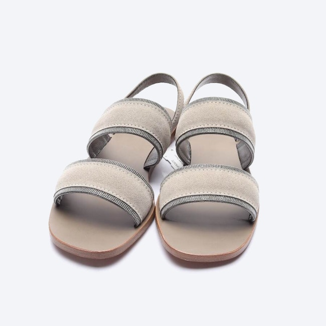 Image 2 of Strappy Sandals EUR 40 Light Gray in color Gray | Vite EnVogue
