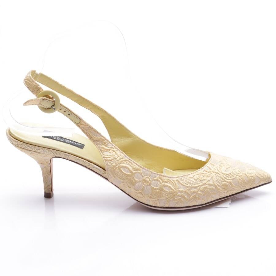 Image 1 of Slingbacks EUR 39.5 Yellow in color Yellow | Vite EnVogue
