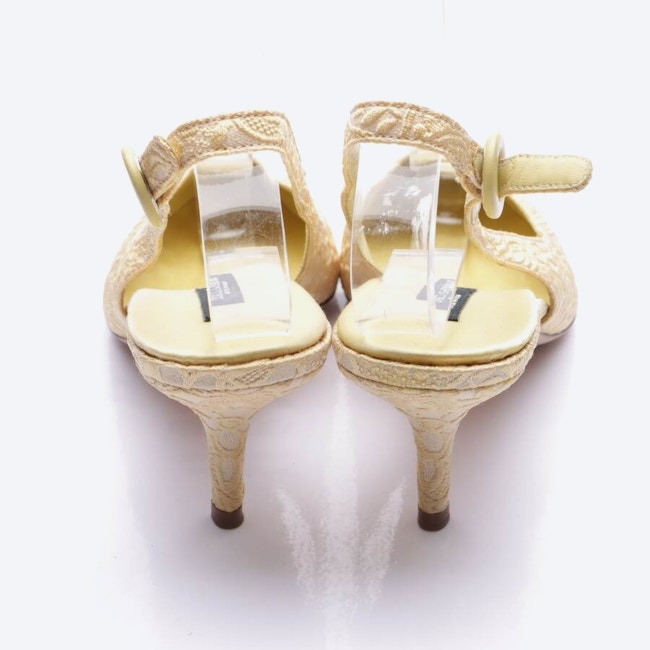 Image 3 of Slingbacks EUR 39.5 Yellow in color Yellow | Vite EnVogue