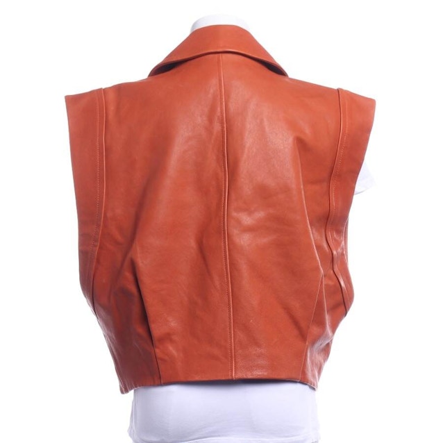 Leather Vest 46 Brown | Vite EnVogue