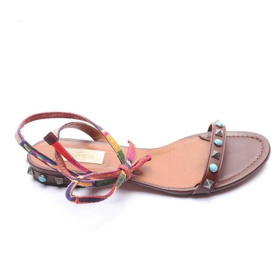 Image 1 of Strappy Sandals EUR 37.5 Multicolored in color Multicolored | Vite EnVogue