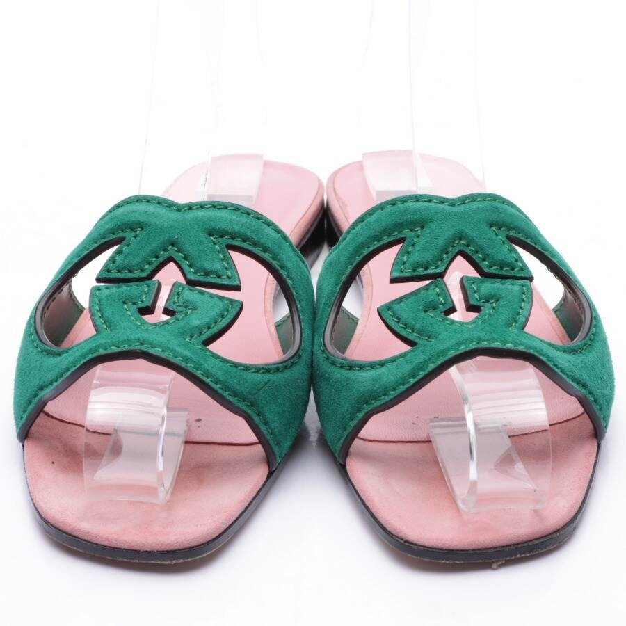 Image 2 of Sandals EUR 35 Green in color Green | Vite EnVogue