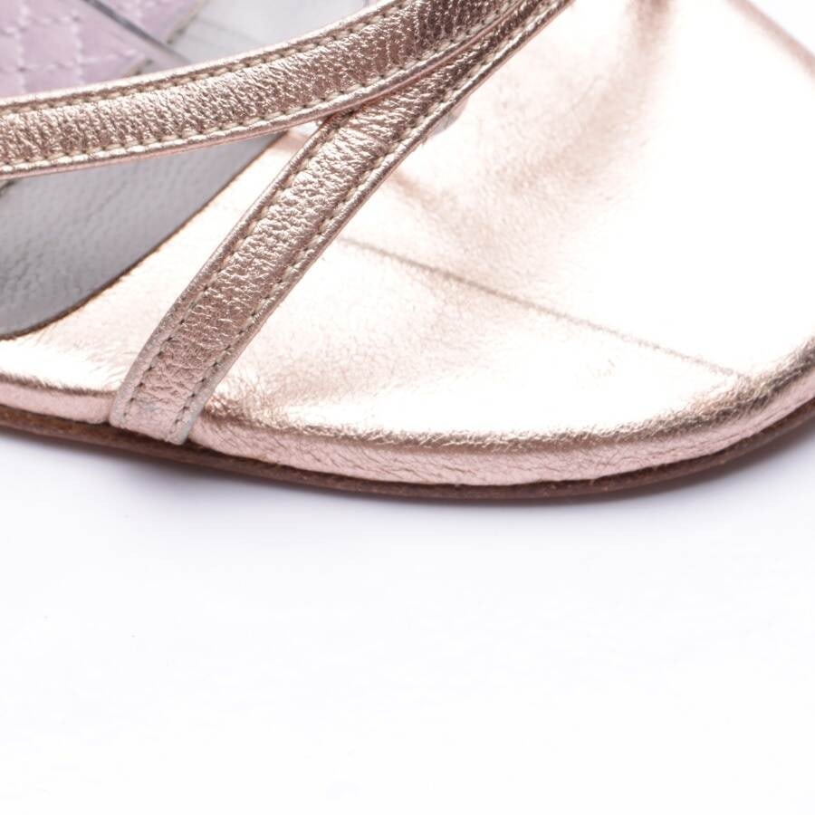 Image 5 of Heeled Sandals EUR 40 Rose Gold in color Metallic | Vite EnVogue
