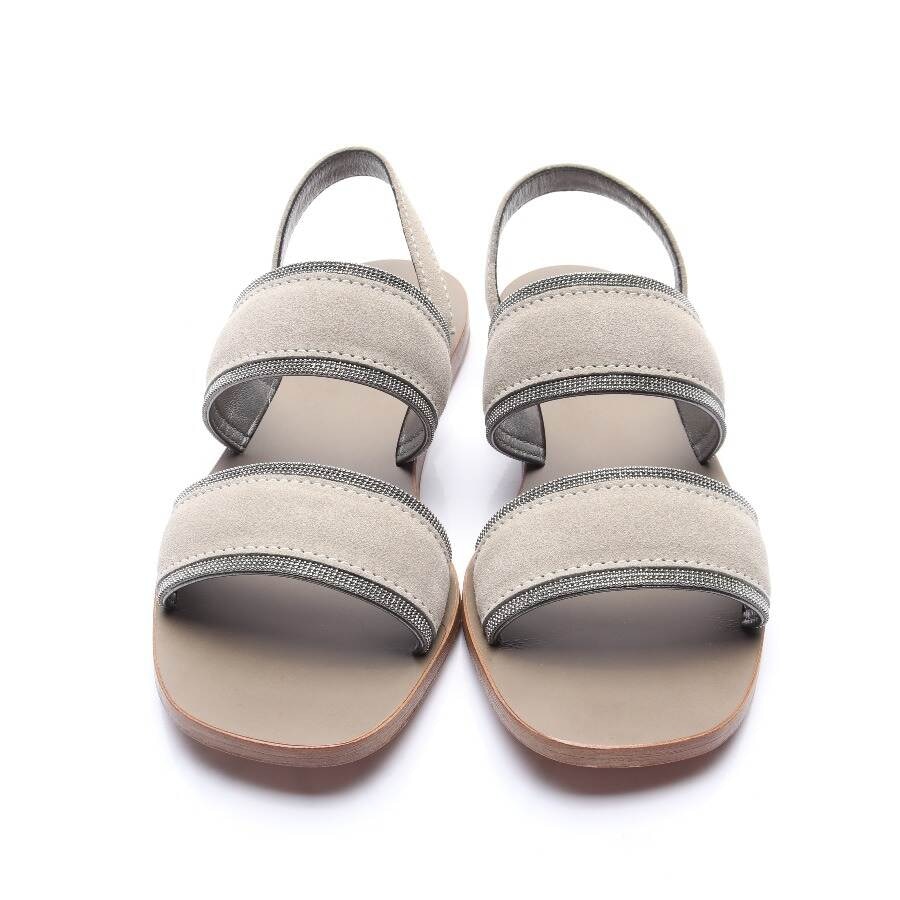 Image 2 of Strappy Sandals EUR 39 Gray in color Gray | Vite EnVogue