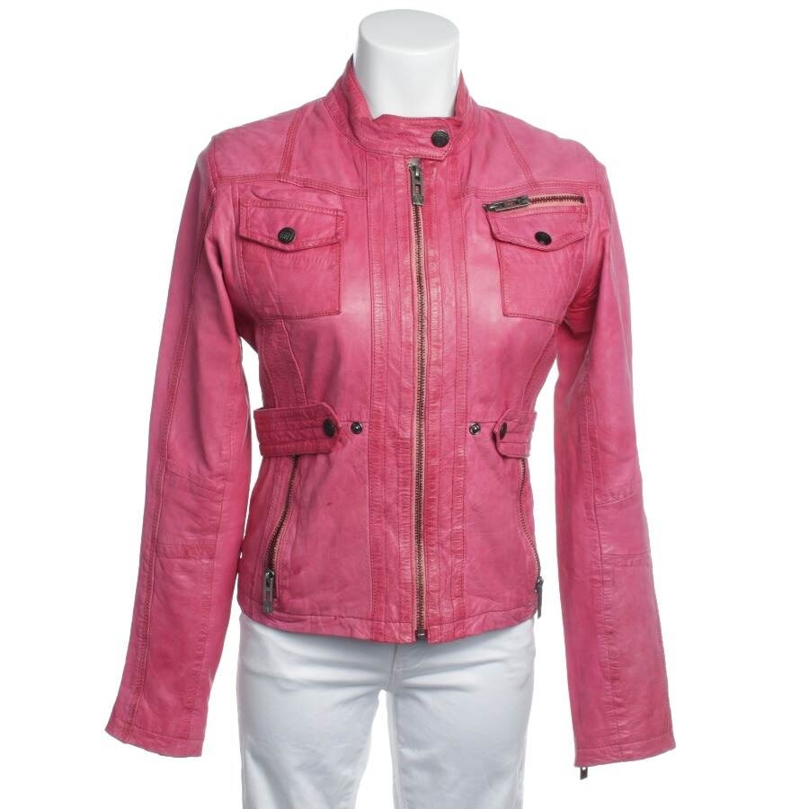 Image 1 of LeatherJacket S Pink in color Pink | Vite EnVogue