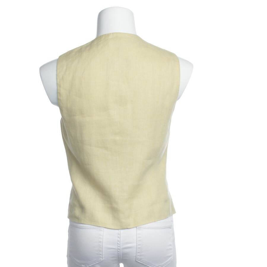 Image 2 of Linen Vest 38 Yellow in color Yellow | Vite EnVogue