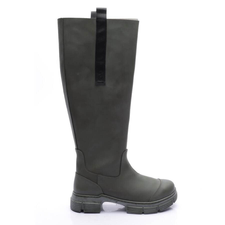 Image 1 of Rain Boots EUR 39 Olive Green in color Green | Vite EnVogue