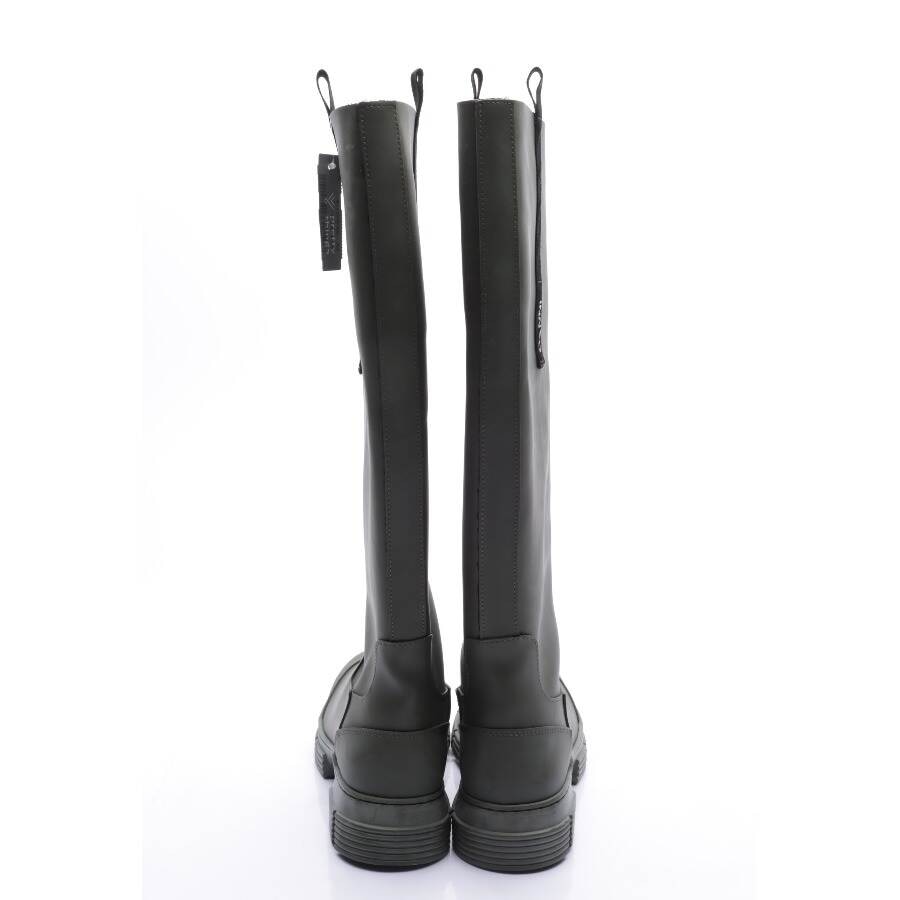 Image 3 of Rain Boots EUR 39 Olive Green in color Green | Vite EnVogue