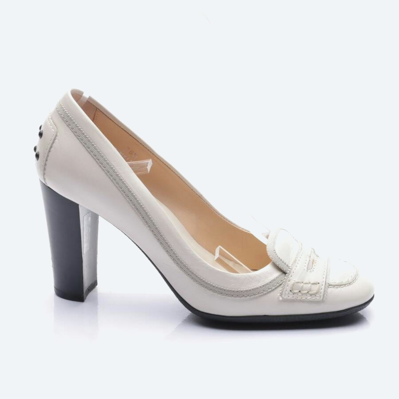 Image 1 of High Heels EUR 36.5 Cream in color White | Vite EnVogue