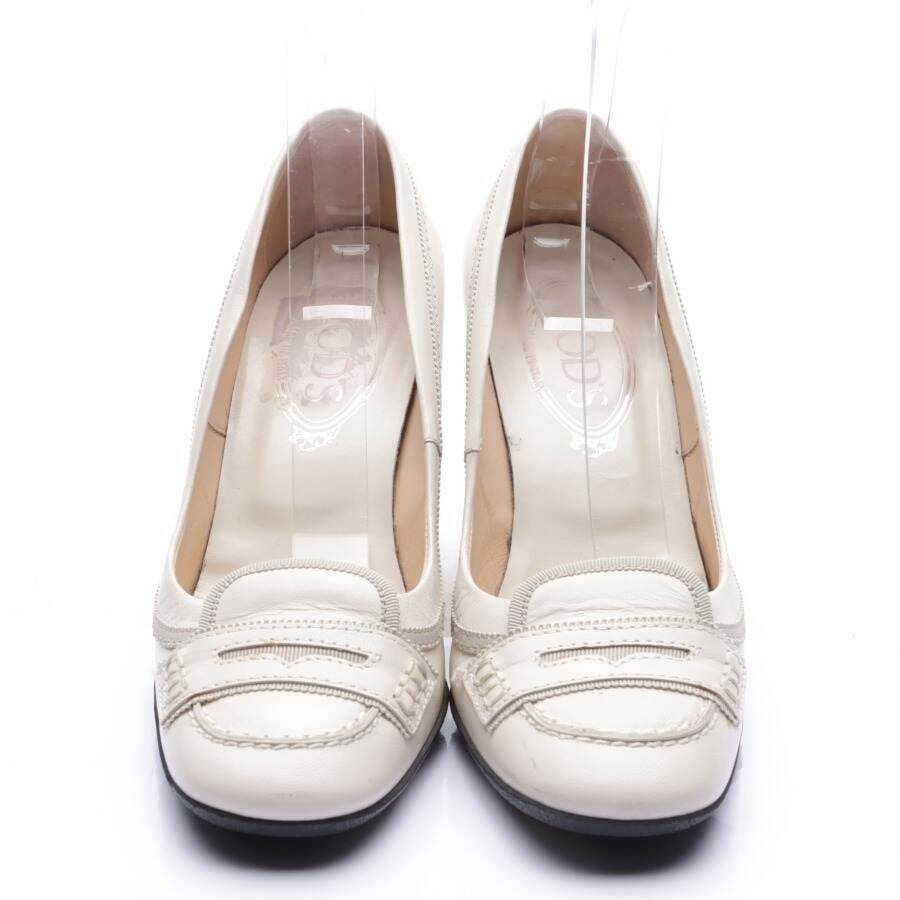 Image 2 of High Heels EUR 36.5 Cream in color White | Vite EnVogue