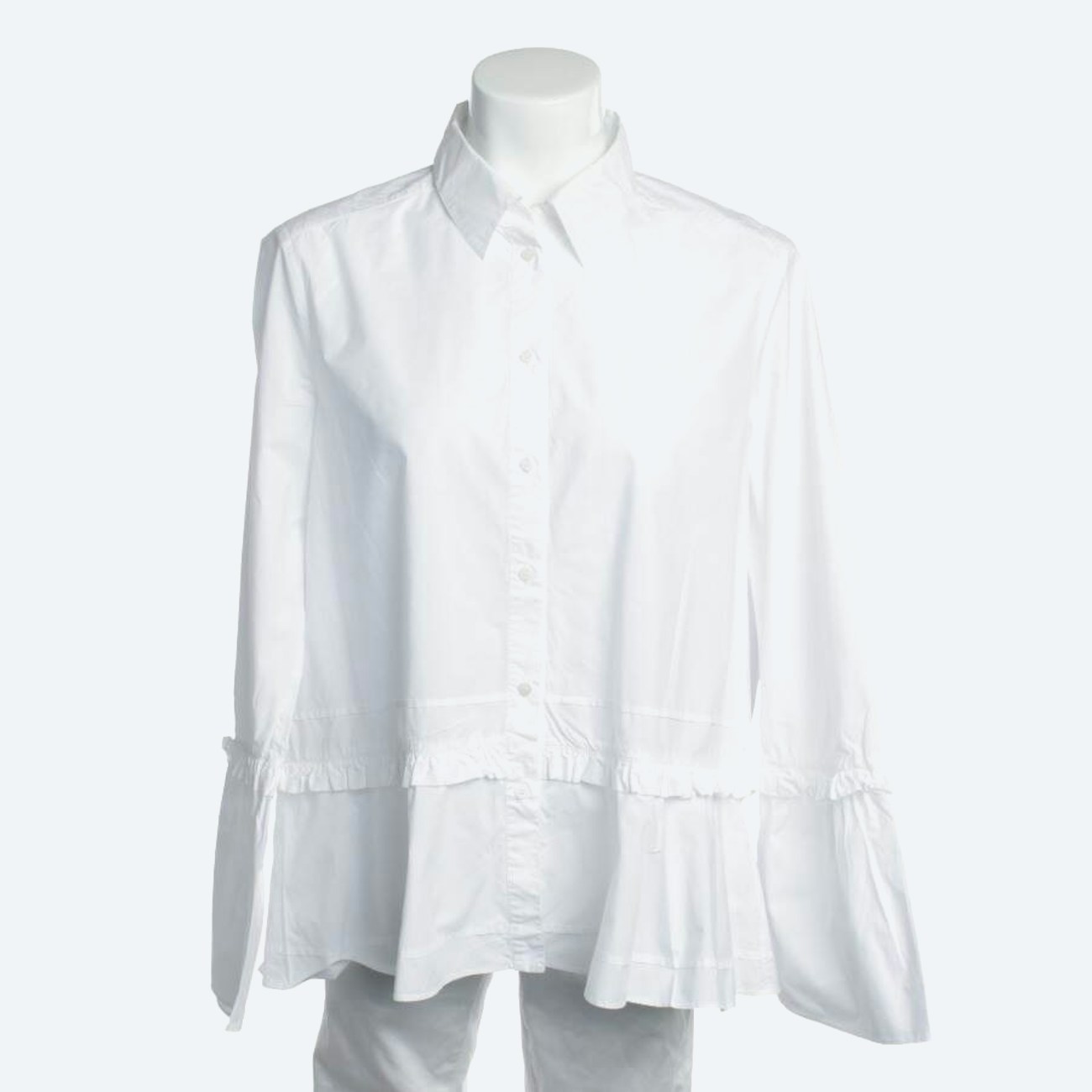 Image 1 of Shirt 40 White in color White | Vite EnVogue
