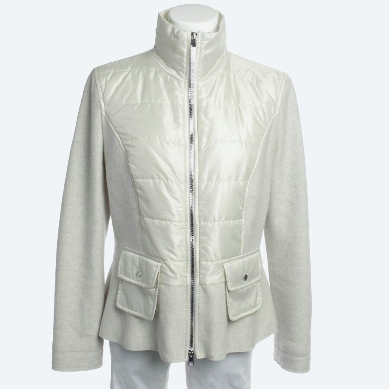 Image 1 of Wool Jacket 42 Cream in color White | Vite EnVogue