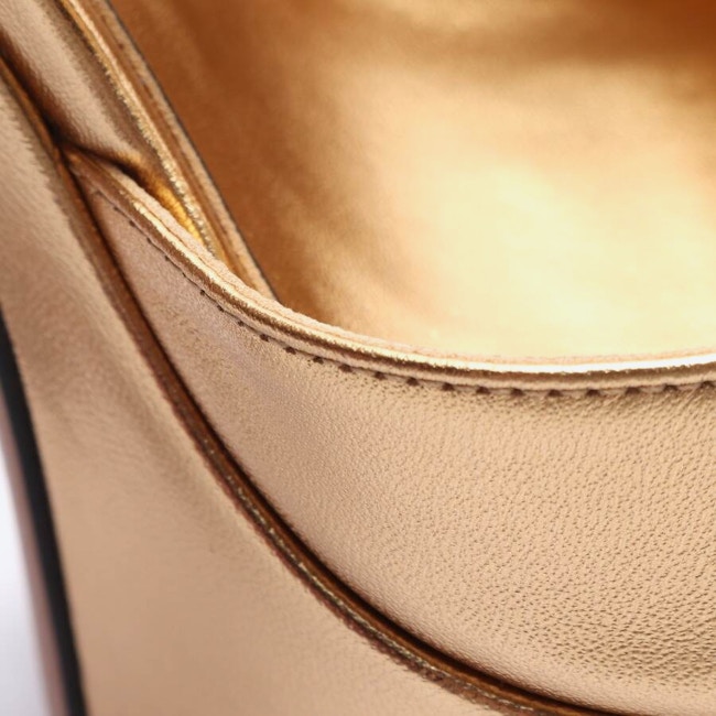 Image 6 of Heeled Sandals EUR 38.5 Gold in color Metallic | Vite EnVogue