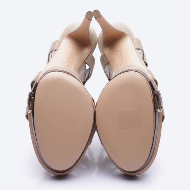 Image 4 of Heeled Sandals EUR 39.5 Light Brown in color Brown | Vite EnVogue