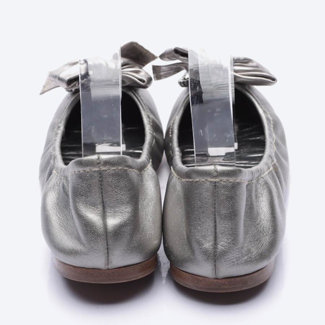 Image 3 of Ballet Flats EUR 38.5 Silver in color Metallic | Vite EnVogue