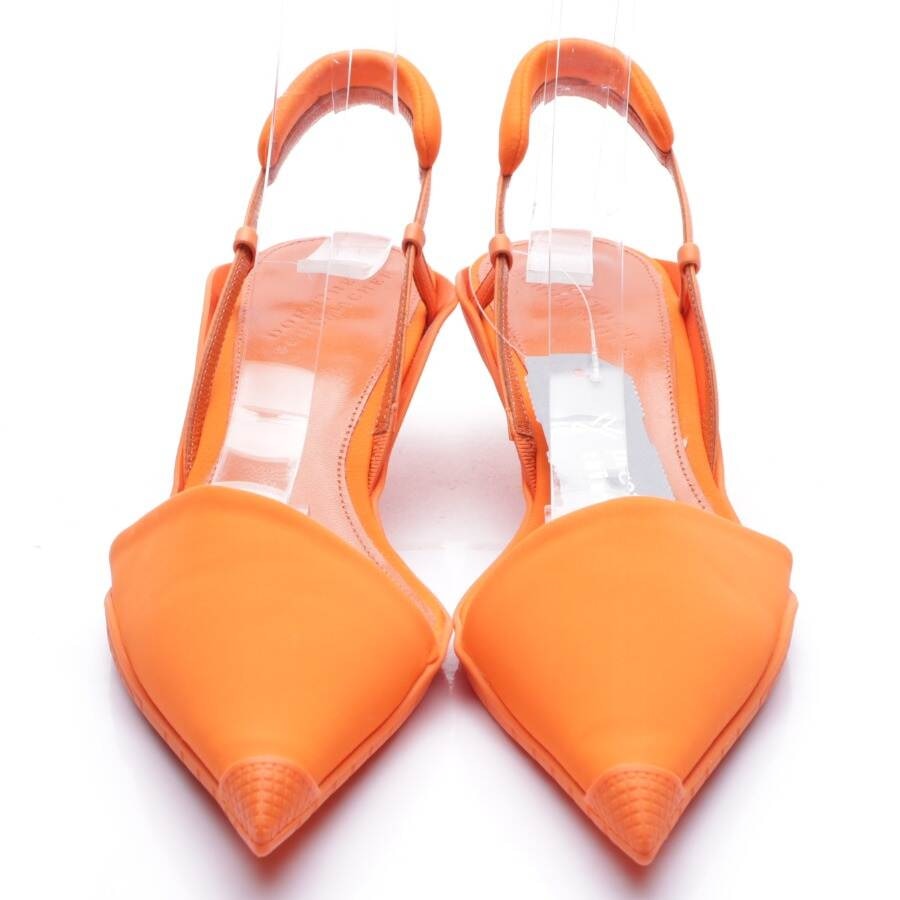 Image 2 of Heeled Sandals EUR 39 Neon Orange in color Neon | Vite EnVogue