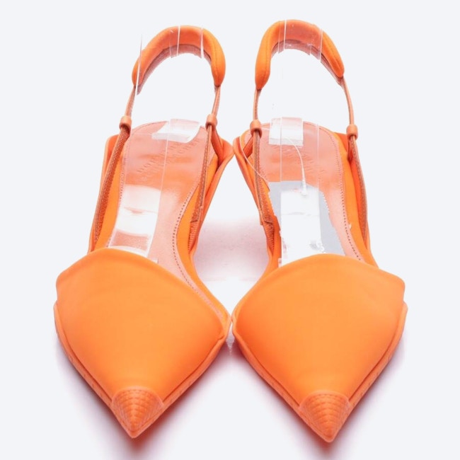 Image 2 of Heeled Sandals EUR 39 Neon Orange in color Neon | Vite EnVogue