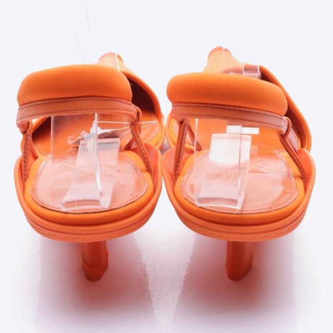 Image 3 of Heeled Sandals EUR 39 Neon Orange in color Neon | Vite EnVogue