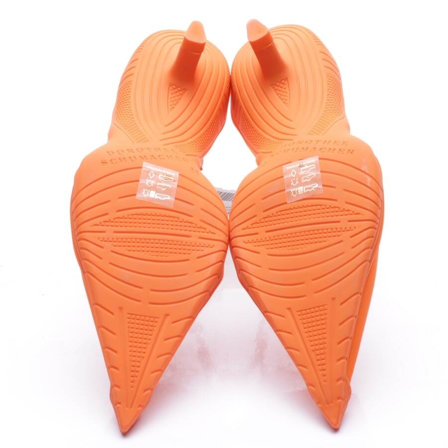 Image 4 of Heeled Sandals EUR 39 Neon Orange in color Neon | Vite EnVogue