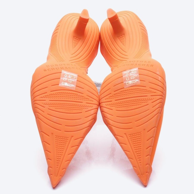 Image 4 of Heeled Sandals EUR 39 Neon Orange in color Neon | Vite EnVogue