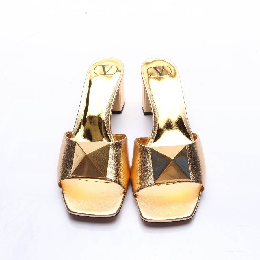 Image 2 of One Stud Heeled Sandals EUR 38.5 Gold in color Metallic | Vite EnVogue