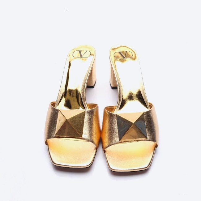 Image 2 of One Stud Heeled Sandals EUR 38.5 Gold in color Metallic | Vite EnVogue