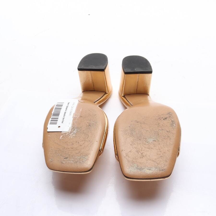 Image 4 of One Stud Heeled Sandals EUR 38.5 Gold in color Metallic | Vite EnVogue