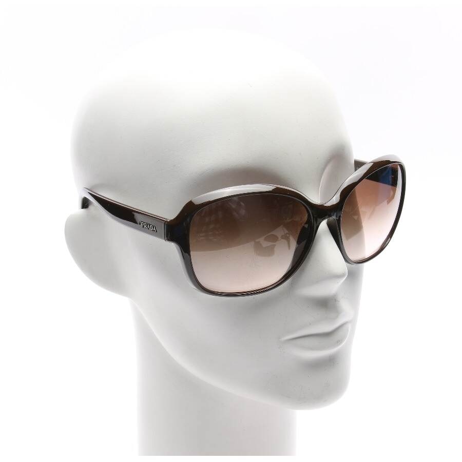 Image 2 of SPR18Q Sunglasses Dark Brown in color Brown | Vite EnVogue