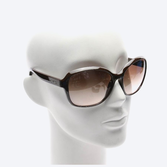Image 2 of SPR18Q Sunglasses Dark Brown in color Brown | Vite EnVogue
