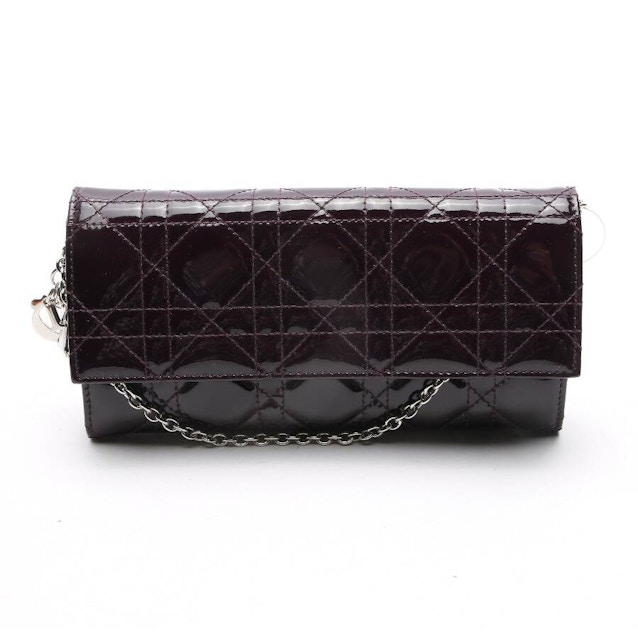 Lady Dior Clutch Wallet on Chain Purple | Vite EnVogue
