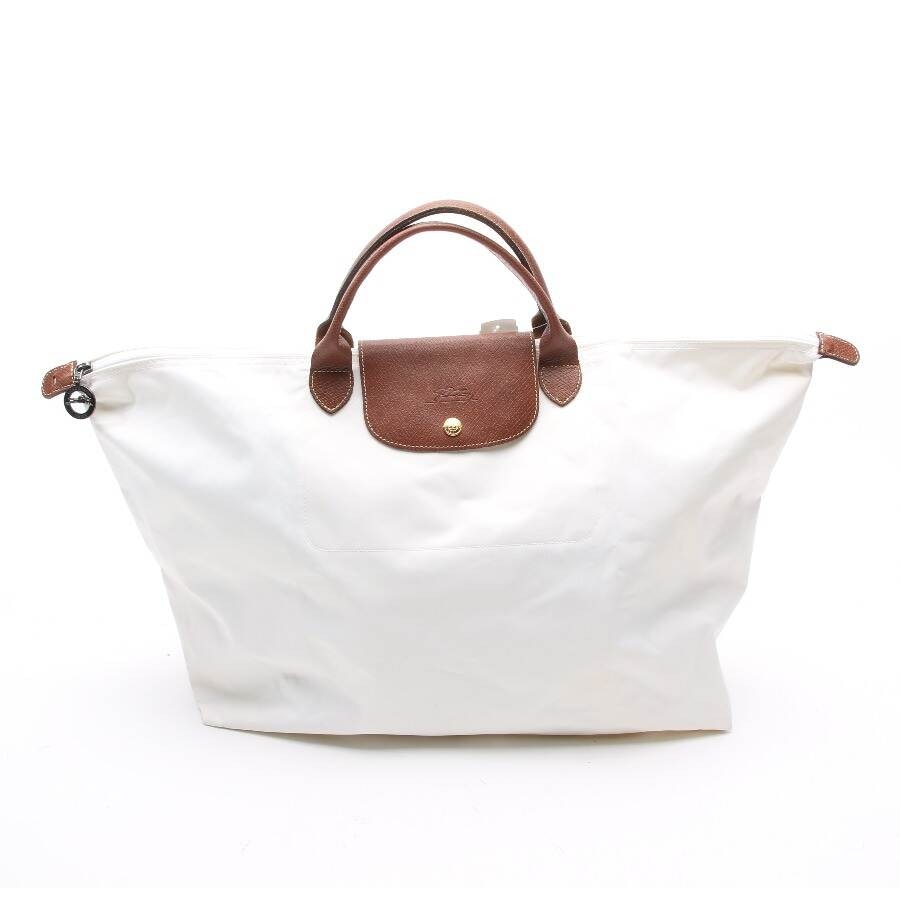 Image 1 of Travel Bag Cream in color White | Vite EnVogue