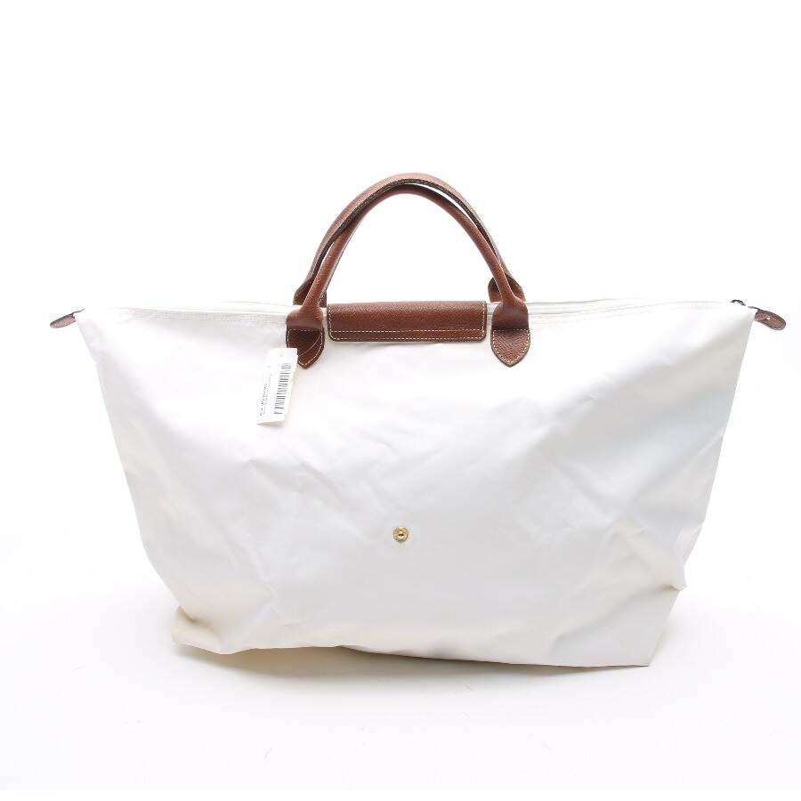 Image 2 of Travel Bag Cream in color White | Vite EnVogue