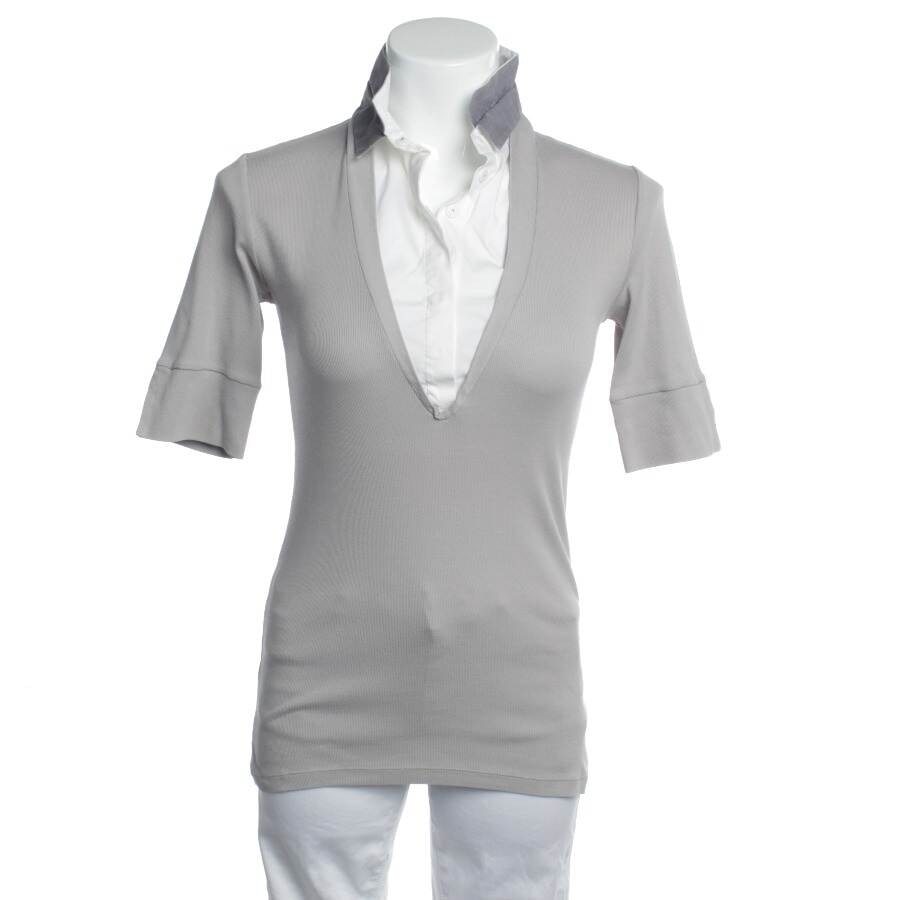 Image 1 of Shirt Blouse M Gray in color Gray | Vite EnVogue
