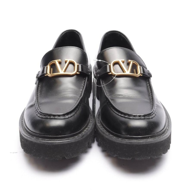 V-Logo Loafers EUR 39.5 Black | Vite EnVogue