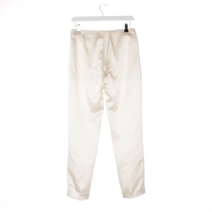 Image 2 of Trousers 32 Cream in color White | Vite EnVogue