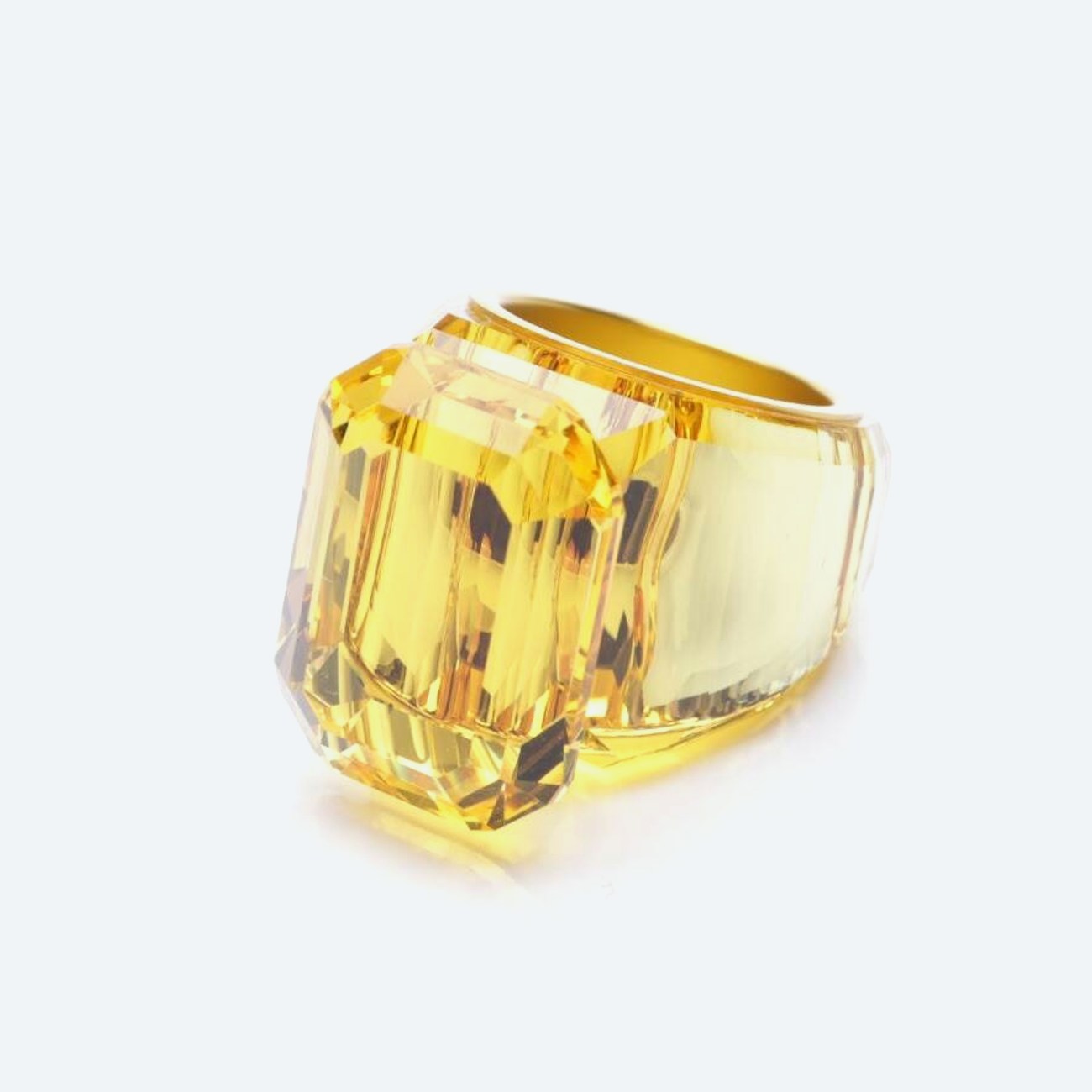 Image 1 of Ring Yellow in color Yellow | Vite EnVogue
