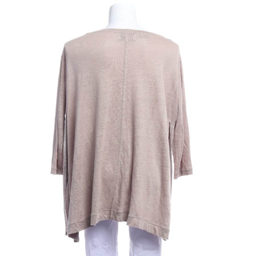 Image 2 of Shirt Blouse M Light Brown in color Brown | Vite EnVogue