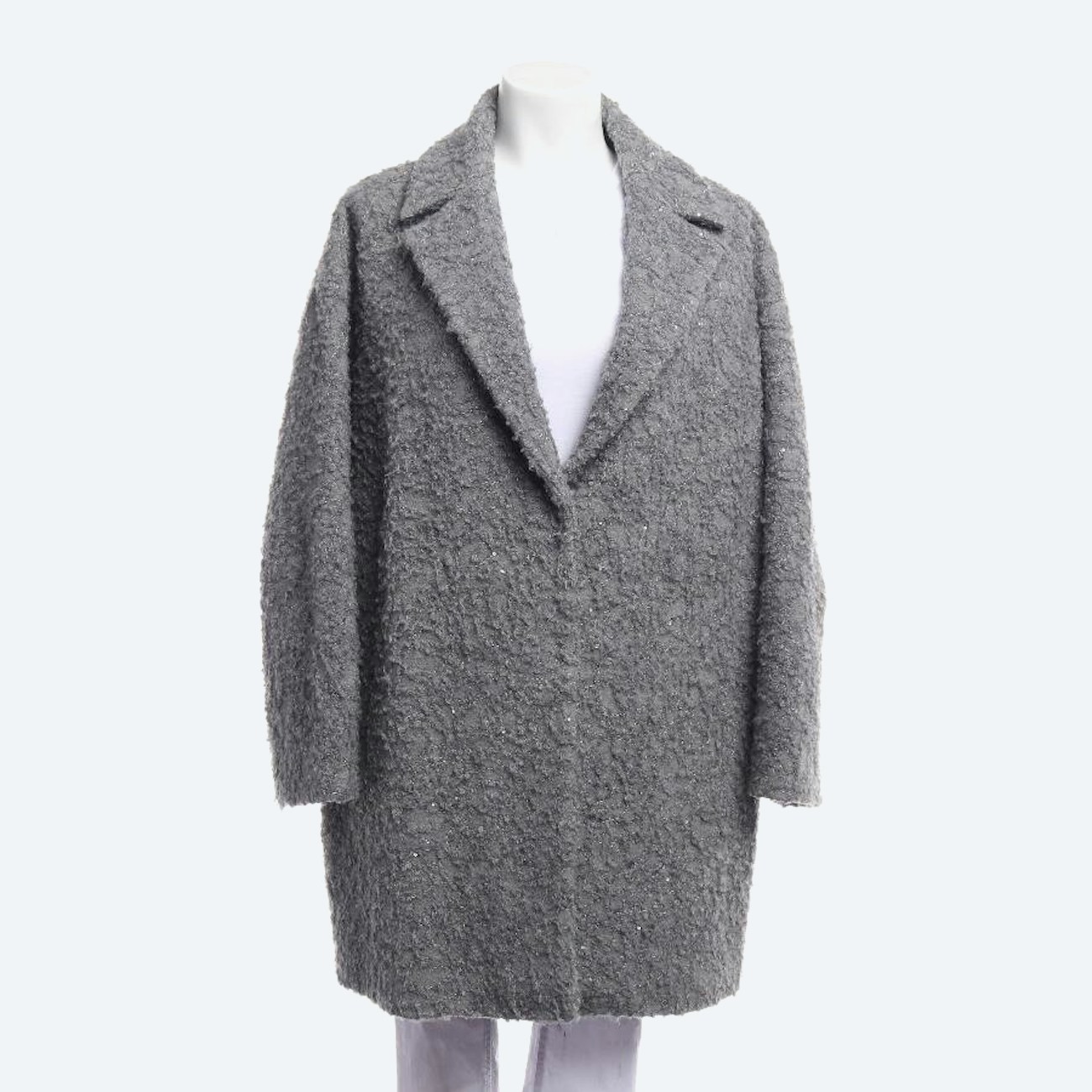 Image 1 of Between-seasons Coat 38 Gray in color Gray | Vite EnVogue