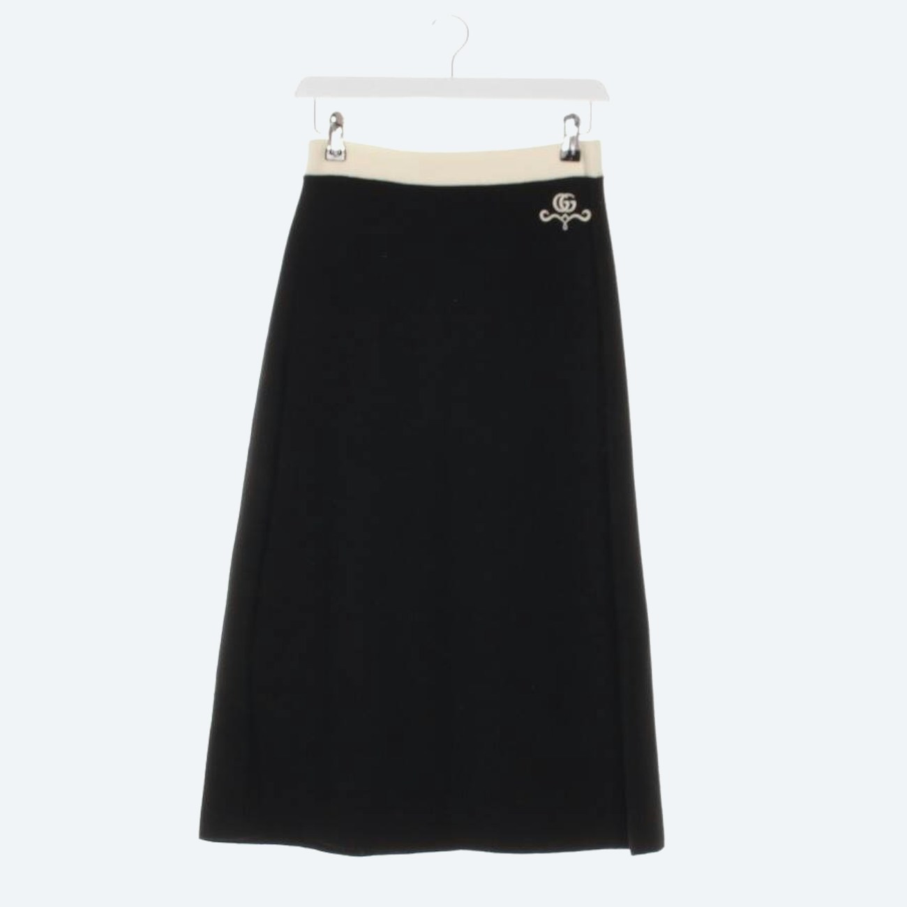 Image 1 of Wool Skirt M Black in color Black | Vite EnVogue